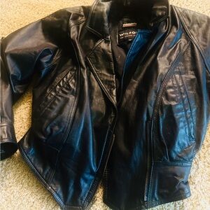 Wilson Black Leather Jacket